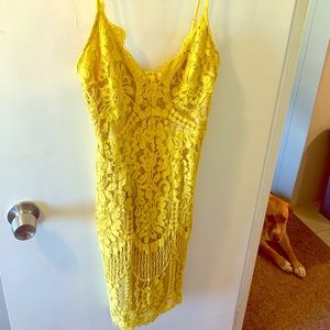 Stunning Short Yellow Gown
